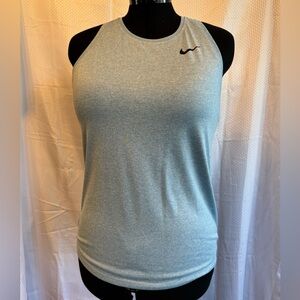 Women's Light Blue Dri-Fit Nike Tank Top. Medium